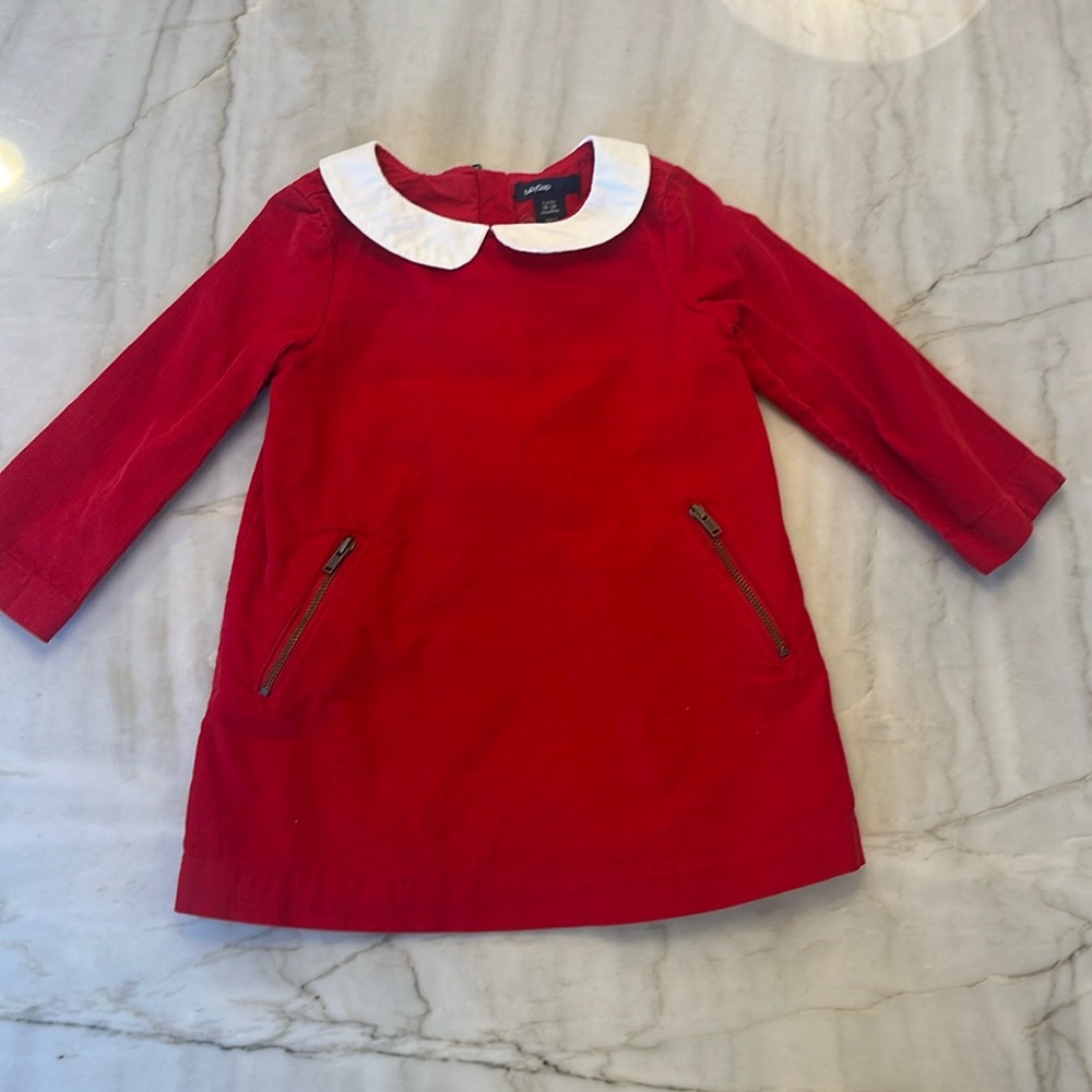 Baby Gap Peter Pan Collar Christmas Dress